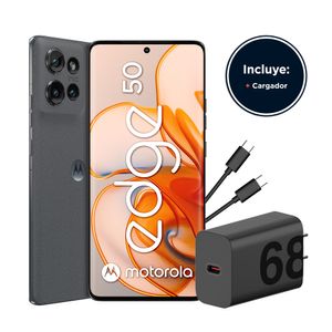 Smartphone MOTOROLA Edge 50 6.4" 12GB 256GB 50MP+13MP+10MP Gris Carbón