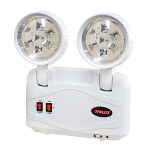Lámpara de emergencia Slim 4v2.5amp 14 Led Opalux