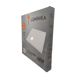 Pack x 2 Panel Led Luminika 48w 60x60 Luz Fría