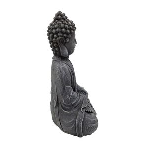 Buda Decorativo Gris 35cm Orange