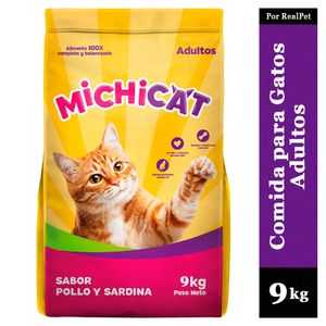 Comida para Gatos Adultos Michicat Pollo Sardina 9 kg