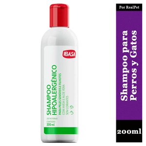Shampoo Hipoalérgico Piel Sensible Ibasa Perros  Gatos 200ml
