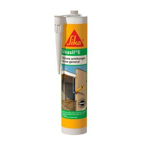 Silicona antihongos para puertas y ventanas Sikasil E 280ml