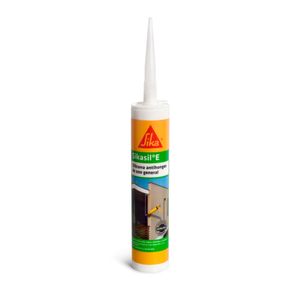 Silicona antihongos para puertas y ventanas Sikasil E transparente 300ml