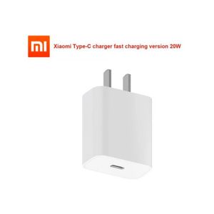 Cargador Xiaomi Carga Rápida 20W Tipo C para iPhone y Android