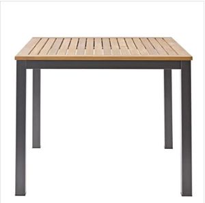 Mesa de Terraza Oris Marrón 89x89cm Naterial