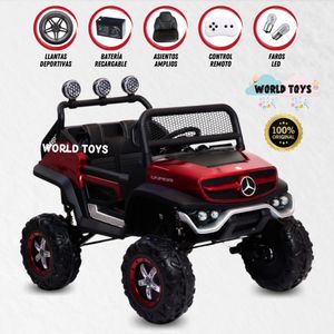 Carro a Batería 4 x 4 Tanajia  Todo Terreno Rojo