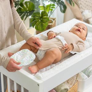 Cambiador pañales Summer Infant, 5 piezas, 32x16x3.5 pulg, Blanco.