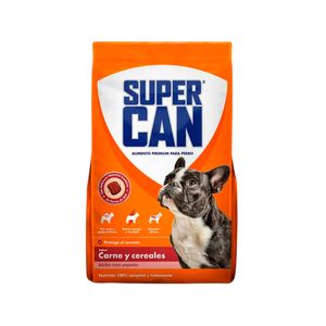 COMIDA PARA PERRO ADULTO SUPERCAN CARNE CEREALES RAZA PEQUEÑA 15KG
