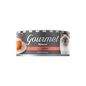 RICOCAT GOURMET CACHORRO PATE CON CARNE LTA 85GR X6 UN