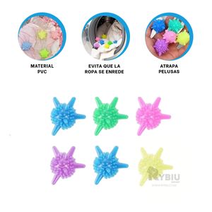Set Deserredante de Ropa Bolas Multicolor Y+Papel de Regalo