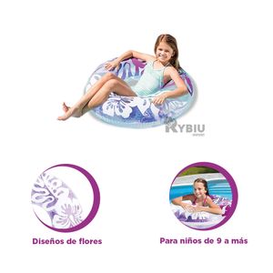 Flotador Kids Resistente en Color Morado Y+Papel de Regalo