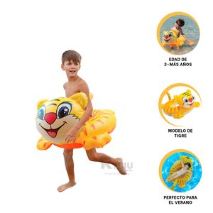 Flotador Inflable Chico de Tigre Y+Papel de Regalo