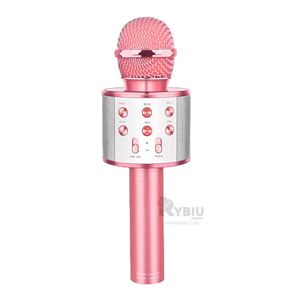 Microfono Bluetooth Multifuncional en Oro Rosado