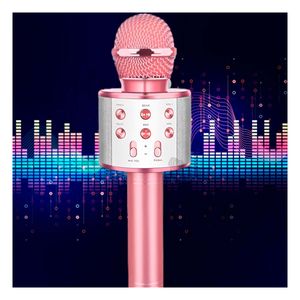 Microfono Bluetooth Multifuncional en Oro Rosado