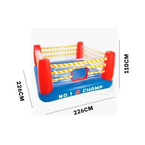 Inflable Innovador en Color Azul Y+Regalo Ligas para Peinar