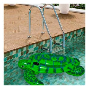 Flotador Util para Playa de Tortuga Verde Y+Regalo Stickers