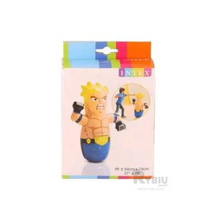 Muñeco Divertido en Color Azul Y+Regalo Ligas para Peinar