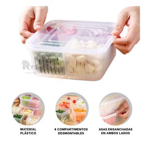 Contenedores 4 en 1 Tono Transparente Y+Papel de Regalo