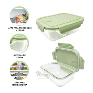 Taper Individual de Alimentos en Verde 410ml Y+Agendita