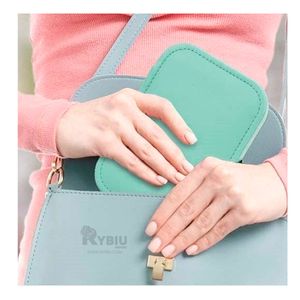 Contenedor Util Color Verde Agua Y+Post-it adhesivos