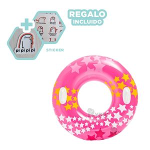 Flotador Moderno y Sofisticado en Rosado Y+Regalo Stickers