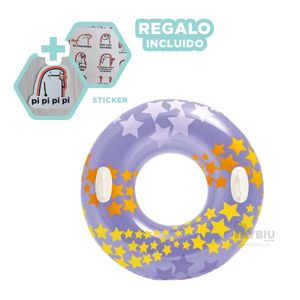 Flotador Moderno y Sofisticado en Morado Y+Regalo Stickers