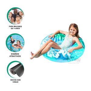 Flotador Moderno y Sofisticado en Celeste Y+Regalo Stickers