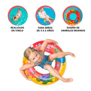 Flotador Versatil Practico Rojo mod.36113 Y+Regalo Stickers