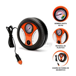 Compresor Moderno Transportable de Negro Y+Papel de Regalo