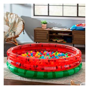 Piscina 3 Aros Inflable en Multicolor Y+Regalo Stickers