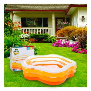 Piscina Resistente para Niños de Naranja Y+Agendita