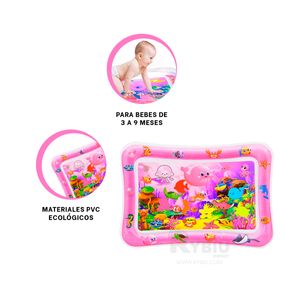 Inflable Moderno de Color Rosado Y+Papel de Regalo