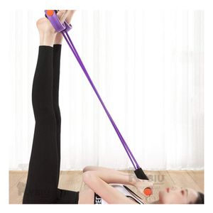 Liga Resistente para Entrenar en Morado y Negro Y+Stickers