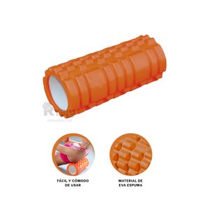Roler Rodillo Masajes de Espuma Naranja Y+Papel de Regalo