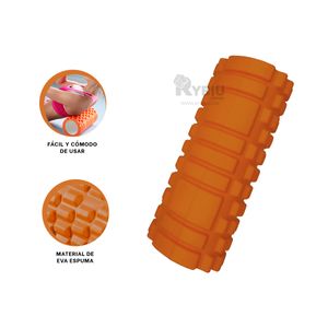 Roler Rodillo para Calentamiento en Color Naranja Y+Stickers