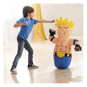 Muñeco Inspirado en el Boxeo en Azul Y+Ligas de Regalo