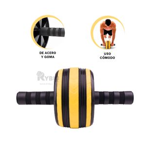 Rueda de Deporte Resisitente de Goma Amarillo Y+Agendita