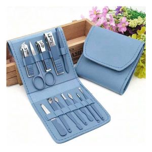 Set Portatil de Acero para el Pedicure en Celeste Y+Agendita