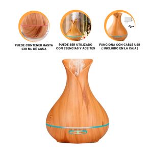 Difusor de Fragancias en Tonalidad Madera Claro Y+Agendita