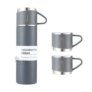 Termo Diseño Termico en Coloracion Plomo Y+Papel de Regalo