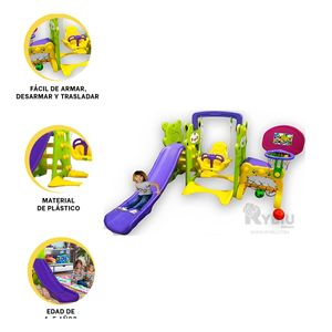 Deslizador Infantil en Multicolor Y+Regalo Ligas para Peinar
