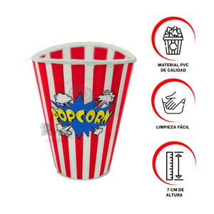 Cubeta Versatil con Vaso de Color Rojo Y+Papel de Regalo