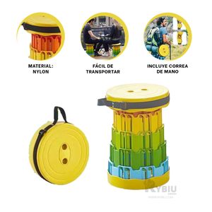 Silla Moderna Colorida de Soporte Amarillo Y+Papel de Regalo