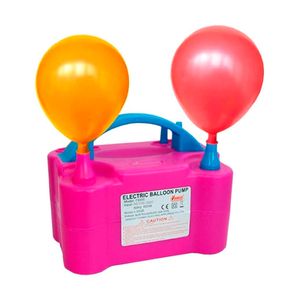 Inflador Manual de Globos Funcional de Color Fucsia