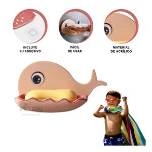 Jabocillera de Ballena en Tono Rosado Y+Post-it adhesivos
