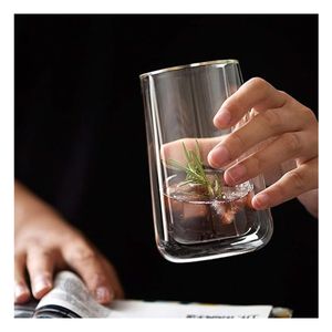 Vaso Compacto y Moderno en Base Ancha 350ml Y+Stickers