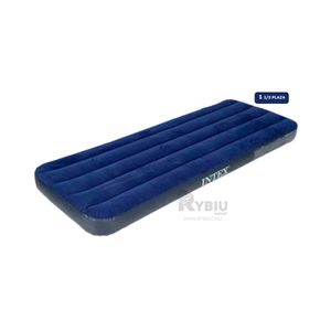 Colchon Inflable Confort para Viajes Azul 1 1/2pz