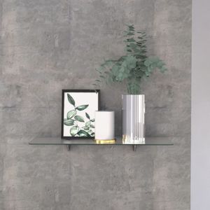 Repisa rectangular en vidrio Tuhome