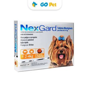 Antipulgas Nexgard 11.3 mg Perros de  2 Kg a 4 Kg x 3 Und
